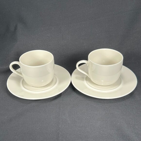 2 sets of beautiful tea cups & saucers. ALESSI ETTORE SOTTSASS Germany - Picture 3 of 9